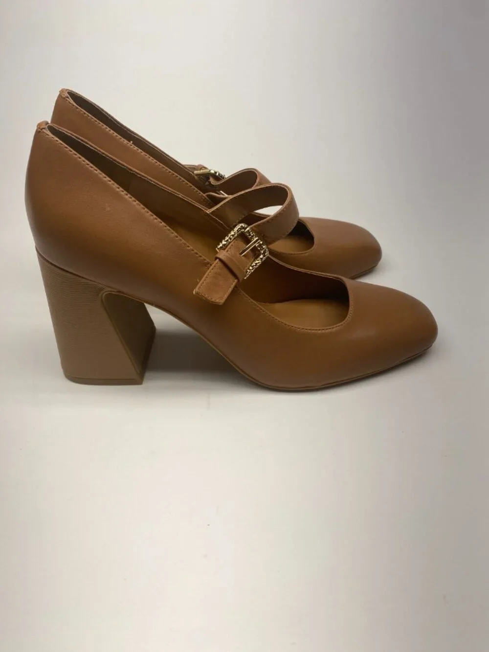 Dolce Vita Women's Lakota Mary Jane Caramel Heels Sz 10